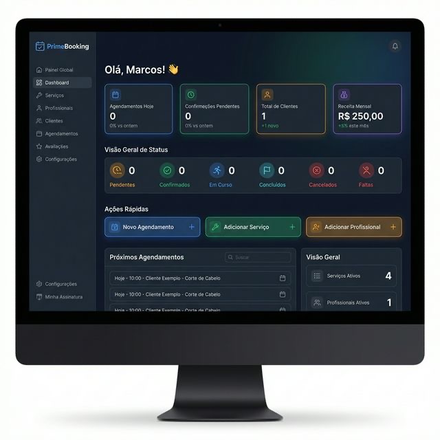 Prime Booking interface preview